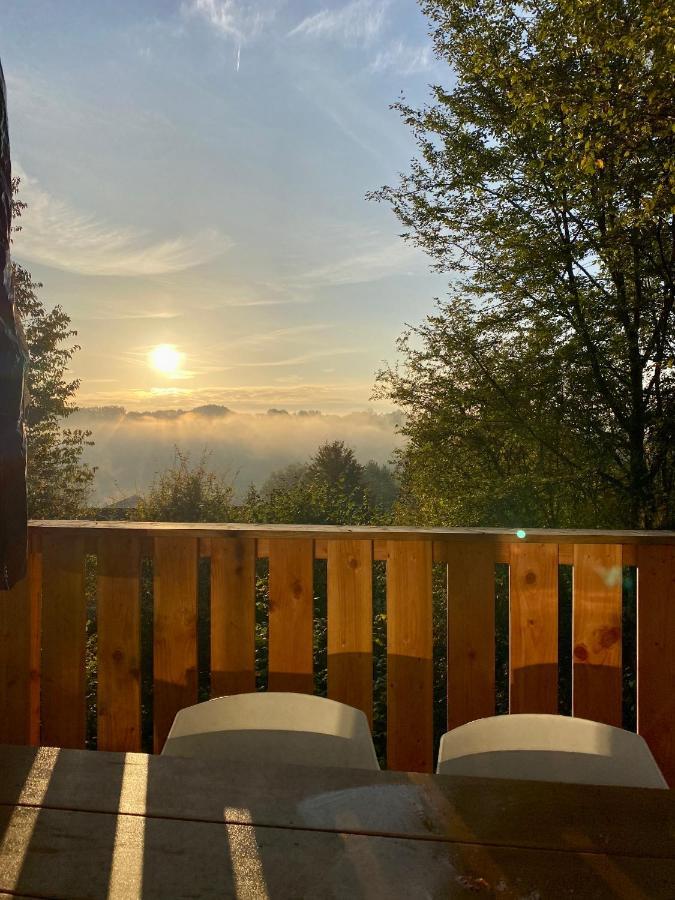 A- Frame Huisje Ardennen Durbuy Eksteriør billede